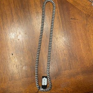 Stainless steel 24” 8mm thick Miami Cuban link